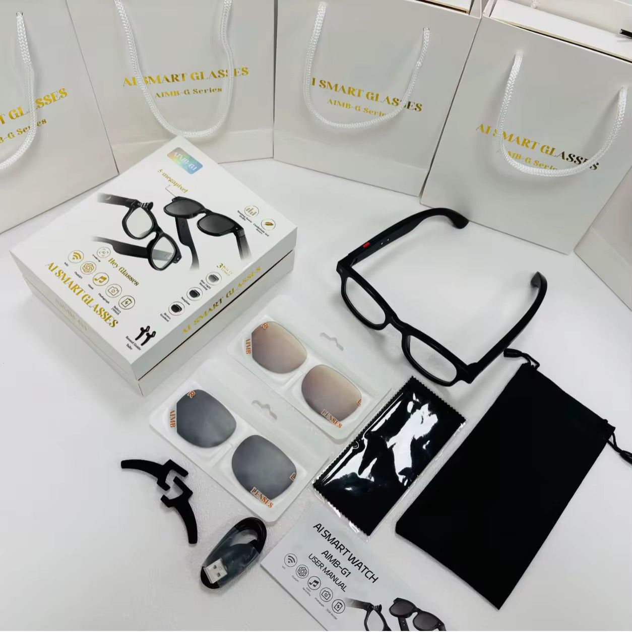 High-End AI Smart Glasses